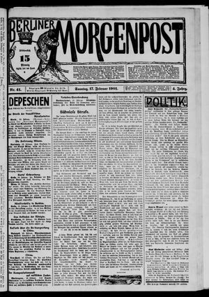 Berliner Morgenpost vom 17.02.1901