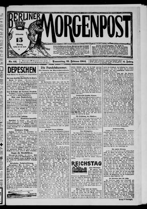 Berliner Morgenpost vom 21.02.1901