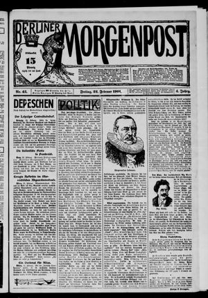 Berliner Morgenpost vom 22.02.1901