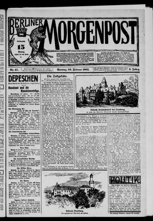 Berliner Morgenpost vom 24.02.1901