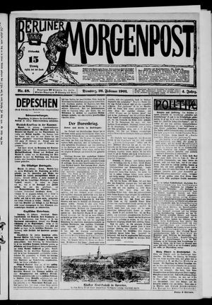 Berliner Morgenpost vom 26.02.1901