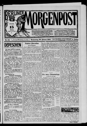 Berliner Morgenpost on Feb 28, 1901