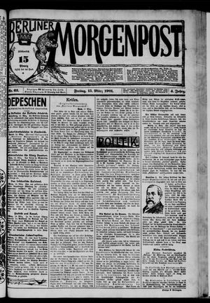 Berliner Morgenpost vom 15.03.1901