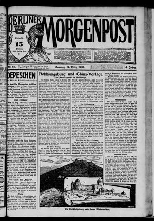 Berliner Morgenpost vom 17.03.1901