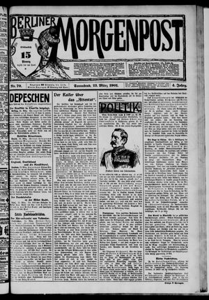 Berliner Morgenpost vom 23.03.1901
