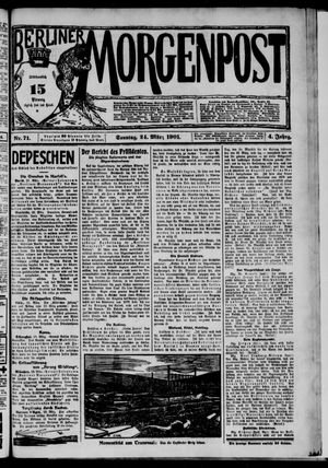 Berliner Morgenpost vom 24.03.1901