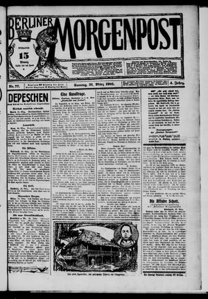 Berliner Morgenpost vom 31.03.1901