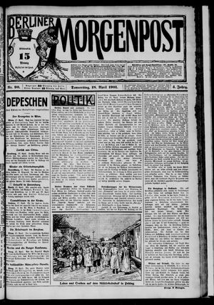 Berliner Morgenpost vom 18.04.1901