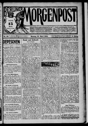 Berliner Morgenpost vom 21.04.1901