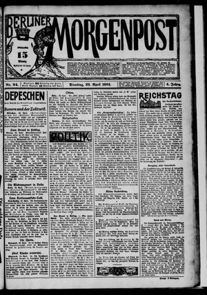 Berliner Morgenpost vom 23.04.1901