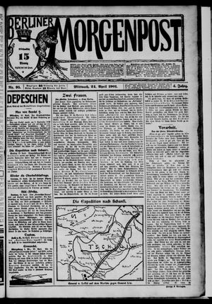 Berliner Morgenpost vom 24.04.1901
