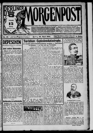 Berliner Morgenpost vom 26.04.1901