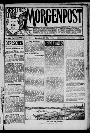 Berliner Morgenpost vom 11.05.1901