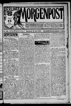 Berliner Morgenpost on May 25, 1901