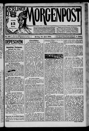 Berliner Morgenpost vom 14.06.1901