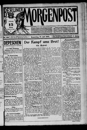 Berliner Morgenpost vom 18.07.1901