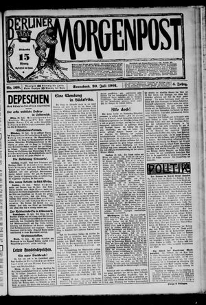 Berliner Morgenpost vom 20.07.1901