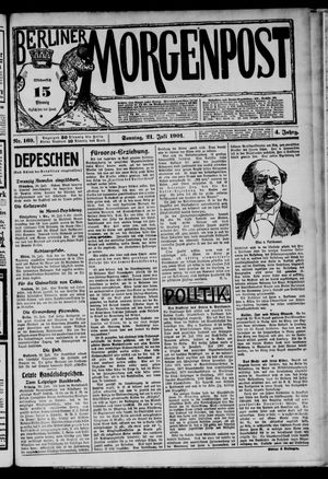 Berliner Morgenpost vom 21.07.1901