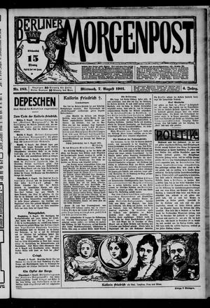 Berliner Morgenpost vom 07.08.1901