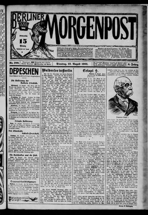 Berliner Morgenpost vom 13.08.1901