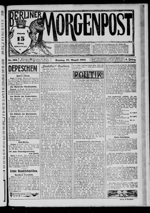 Berliner Morgenpost vom 18.08.1901