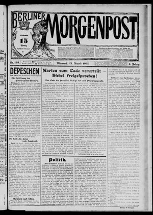 Berliner Morgenpost vom 22.08.1901