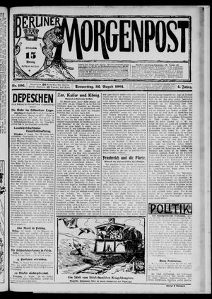 Berliner Morgenpost vom 23.08.1901