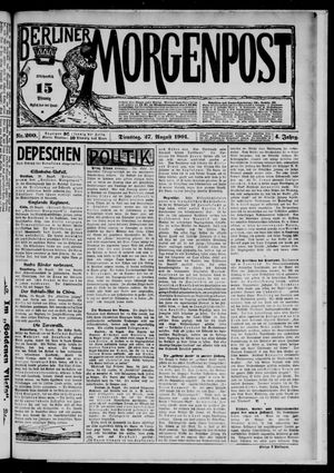 Berliner Morgenpost vom 27.08.1901
