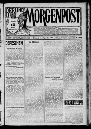 Berliner Morgenpost vom 11.09.1901