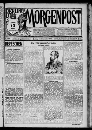 Berliner Morgenpost vom 13.09.1901