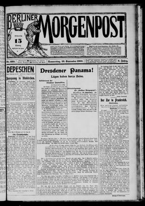 Berliner Morgenpost vom 19.09.1901