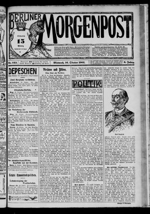 Berliner Morgenpost vom 16.10.1901