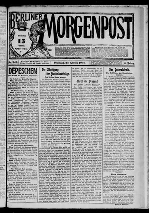 Berliner Morgenpost vom 23.10.1901