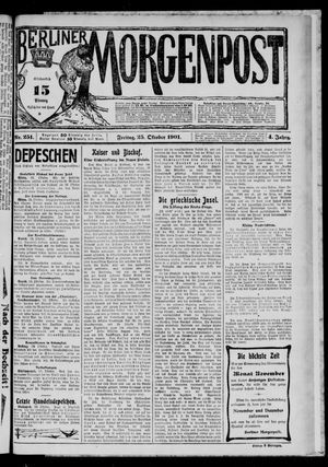 Berliner Morgenpost vom 25.10.1901