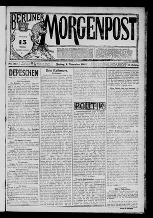 Berliner Morgenpost vom 01.11.1901