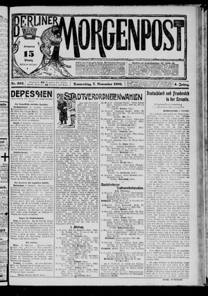 Berliner Morgenpost vom 07.11.1901