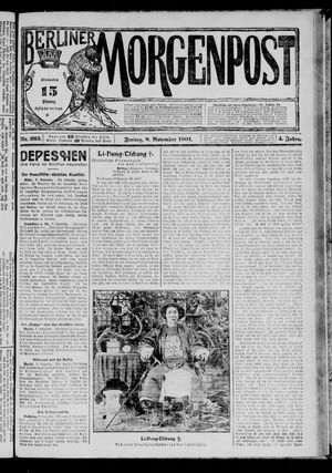 Berliner Morgenpost vom 08.11.1901