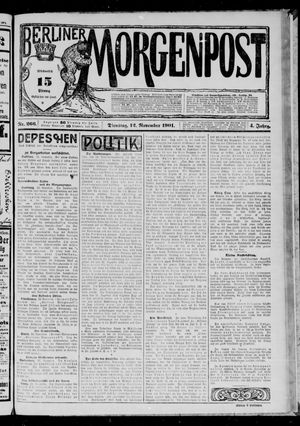 Berliner Morgenpost vom 12.11.1901