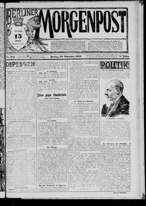 Berliner Morgenpost vom 22.11.1901