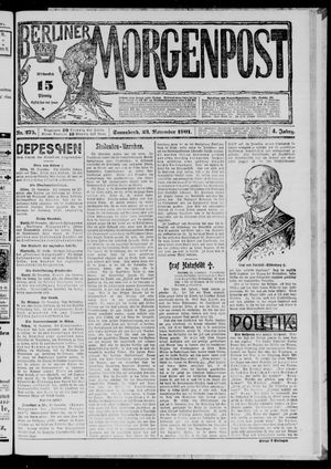 Berliner Morgenpost vom 23.11.1901