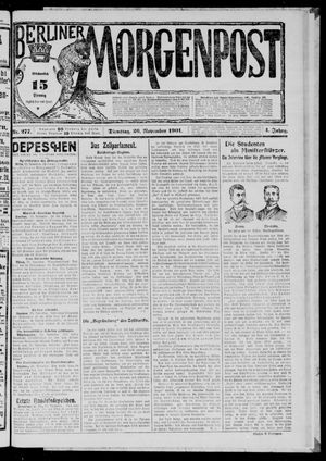 Berliner Morgenpost vom 26.11.1901