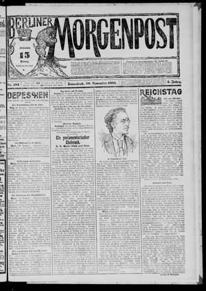 Berliner Morgenpost vom 30.11.1901