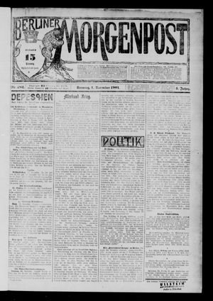 Berliner Morgenpost vom 01.12.1901
