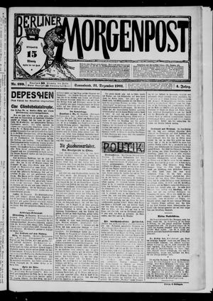 Berliner Morgenpost on Dec 21, 1901