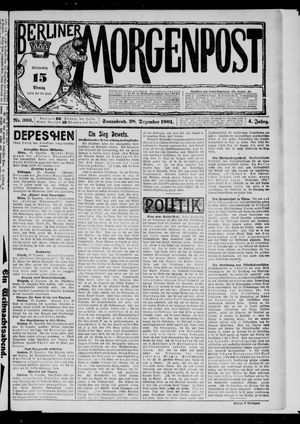 Berliner Morgenpost vom 28.12.1901