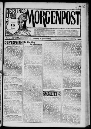 Berliner Morgenpost vom 07.01.1902