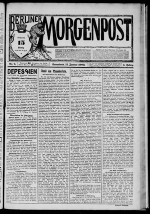 Berliner Morgenpost vom 11.01.1902