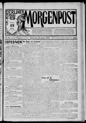 Berliner Morgenpost vom 16.01.1902