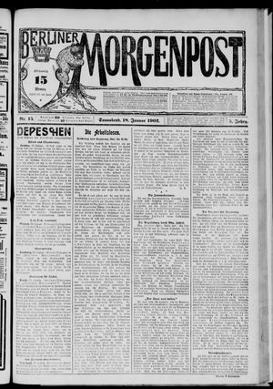 Berliner Morgenpost vom 18.01.1902