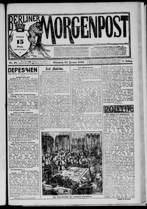 Berliner Morgenpost vom 22.01.1902
